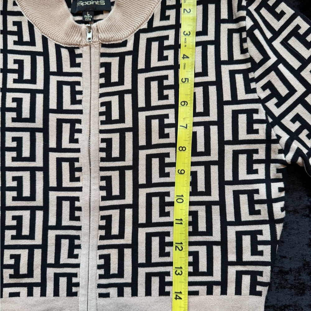 NEW 3-piece outfit - Esprit Black and Tan Striped Jacket, Pant and Tank Top. - Picture 7 of 10